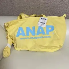 ANAP イエロー ショルダーバッグ ロゴ タグ付き未使用☆のサムネイル