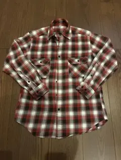 UNIQLO ユニクロ 赤と黒のチェック柄 長袖シャツ