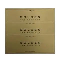 ３枚 GOLDEN The Moments ゴールドチケット 展示会 ジョングク