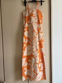 Maunaloa フラダンス用 ドレス オレンジのサムネイル