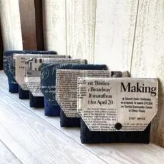 在庫処分！英字柄系ポーチ色々６個まとめて