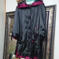 美品 伊太利屋 italiya 魔女 ナイロン コート サイズ 9 M