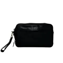 COACH オールド クラッチバッグ　レザー ブラック 2