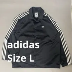 常田大希着用 adidas サテン コーチジャケット 黒 Mトラックジャケット