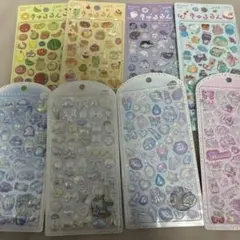 きゅるるんボンボンドロップシールシールセット 8種