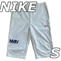 美品 NIKE MMIV ナイキ ショートパンツ 七分パンツ S ホワイト