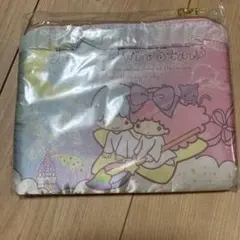 リトルツインスターズ サテン生地　ポーチ