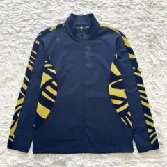 極美品 デサントゴルフ ダブルジャカード ハイブリットセーター ジャケット