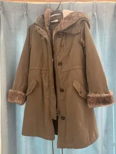 【美品】THE SHOP TKモッズコート ファーつき