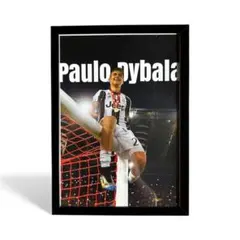 パウロ・ディバラ ユベントス　フレーム入りポスター A4サイズ　パロディー