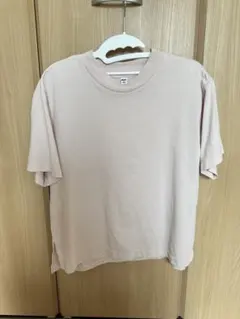 ユニクロ　エアリズムtシャツ　ピンク