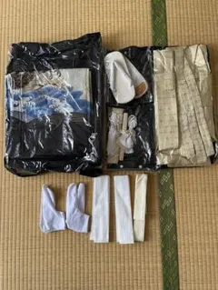 七五三 子供用 着物セット 鷹と波デザイン