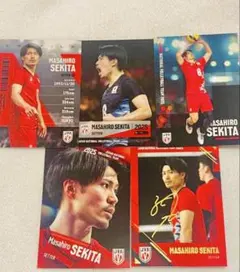 関田誠大　バレーボール男子日本代表 2025 サントリーサンバーズ　金箔