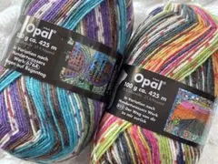 Opal 毛糸 Hundertwassers 100g ×２玉　❶