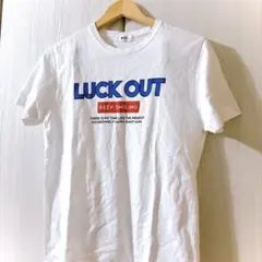 WEGO ロゴプリント Tシャツ 白 ホワイト(M)