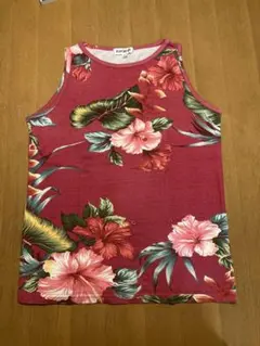 CLEF DE SOL 新品未使用プリント タンクトップ L