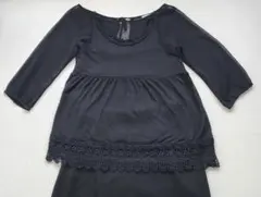 sunaokuwahara 黒 レーストリム キャミソール M