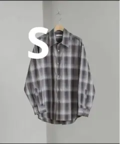 wym lidnm OMBRE CHECK LOOSE SHIRT