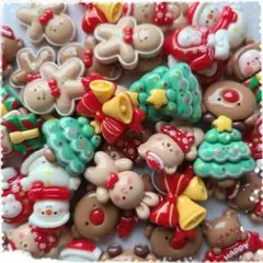 6️⃣クリスマス MIX つやあり ぷっくり ランダム 50個セット