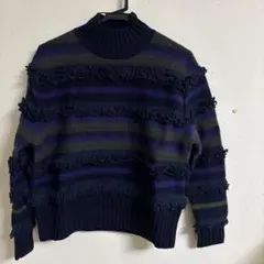メゾンマルジェラ 17aw フリンジ レプリカ チャンキー ニット セーター 