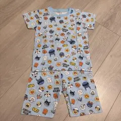 アンパンマン 総柄 パジャマ 100cm 水色