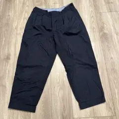 BEAMS ネイビー テーパードチノパン M 日本製