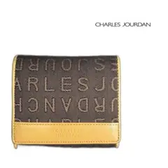 CHARLES JOURDAN 二つ折り財布 ブラウン