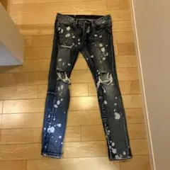 mnml ダメージ加工 スキニーデニム グレー サイズ30 - メルカリ