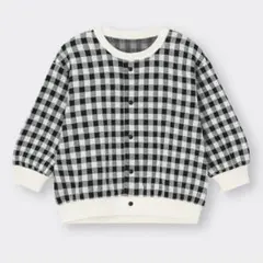 ジーユー チェックジャカードプルオーバー 100サイズ
