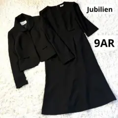 美品　Jubilien ブラックフォーマルワンピース セット ジャケット 上品