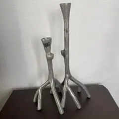 アクタス　木 枝 アイアン キャンドルスタンド