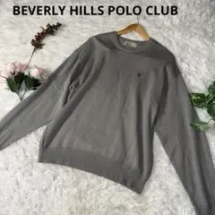 BEVERLY HILLS POLO CLUB ニット　セーター　グレー　L
