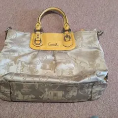 Coach ロゴプリント ハンドバッグ