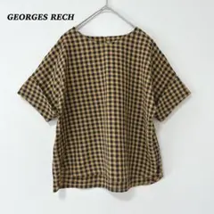 GEORGES RECH ジョルジュレッシュ　ギンガムチェック　半袖カットソーのサムネイル