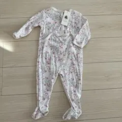 【新品・未使用】petitbateau プチバトー ロンパース 12m/74cm