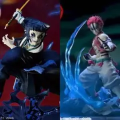 【最短当日発送】鬼滅の刃　獪岳　猗窩座フィギュアセット売り