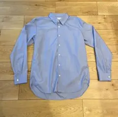 アダムエロペ Yシャツ ライトブルー 長袖シャツ