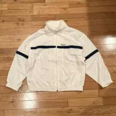 Preloved ホワイト ナイロンジャケット