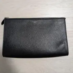 ペッレモルビダ クラッチバッグ ブラック B5収納可 保存袋付