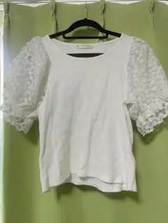 MAJESTIC LEGON ニット 半袖 ホワイト