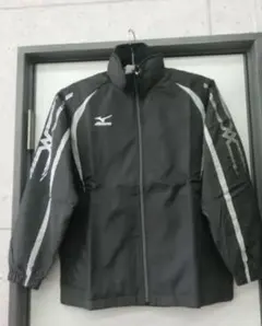 ミズノ ウィンドブレーカー ジャケット　140cm黒　B品　訳あり①