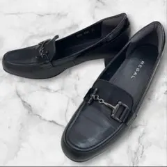 【訳あり美品✨】 REGAL ビットローファー レザー 23cm ブラック