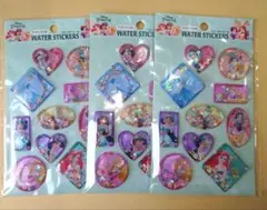 ディズニープリンセス ウォーターシール　3パック