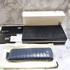 MONTBLANC フローレンス ペンケース 2本用 クロコ型押し - メルカリ