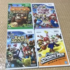 Wiiソフト★4本セット動作確認済み★いただきストリートドンキー大乱闘マリオスポ