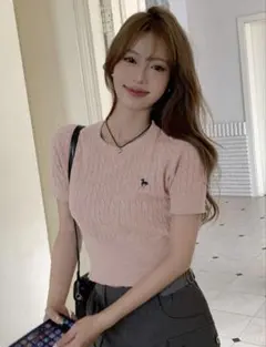 SHEIN 半袖ニット　23321102