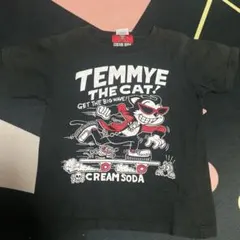 CREAM SODA TEMMYE THE CAT Tシャツ 130 ロカビリー