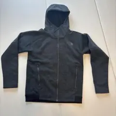 ☆美品☆ THE NORTH FACE フルジップパーカー 黒 グレー　L