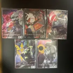 ガンダムカードゲーム EXベース 「はじめようキャンペーン」5種コンプ