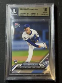 BGS10山本由伸 デビュー記念 2024 Topps now #24 116